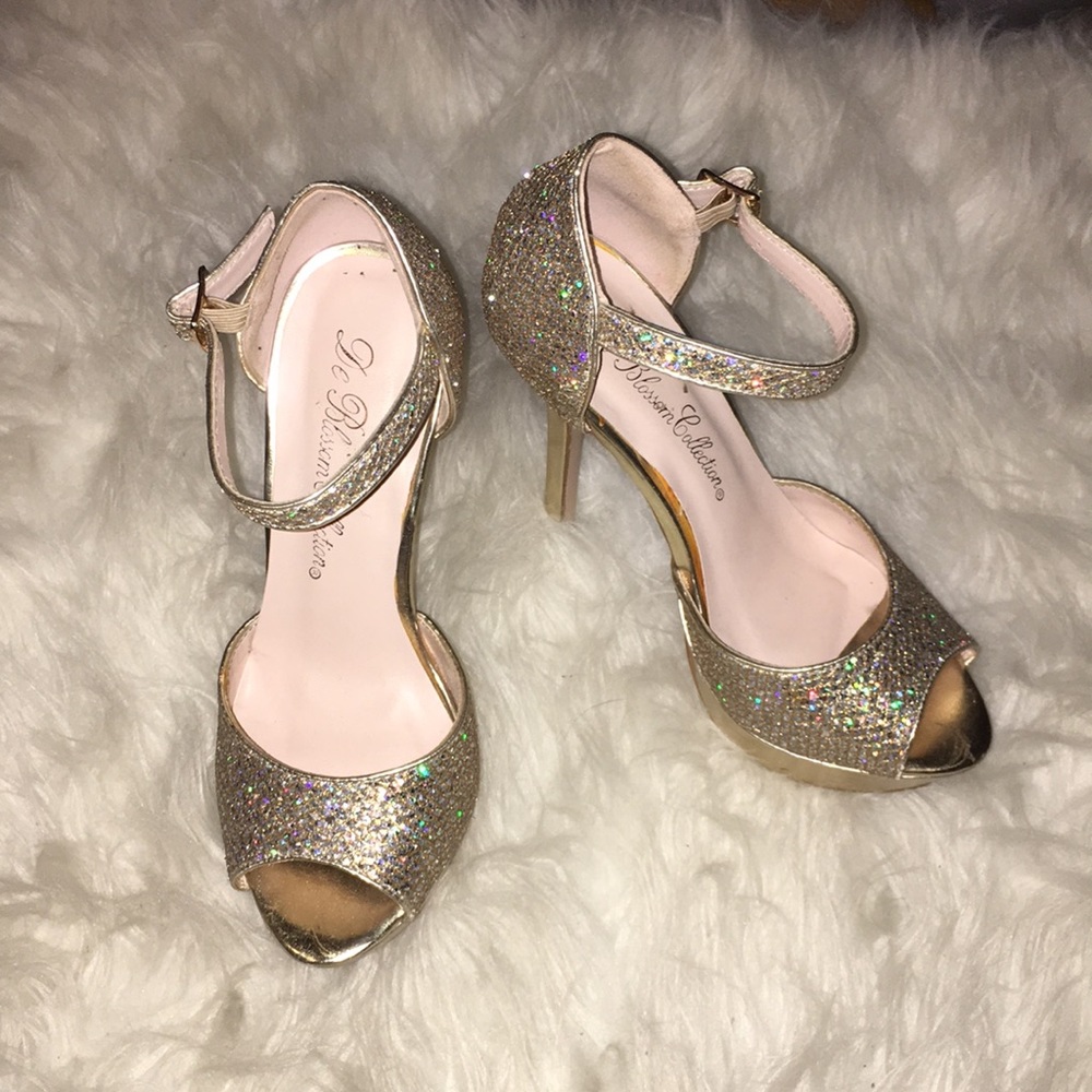 Sparkly heels